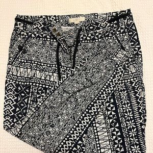 Loft tribal pattern jogger